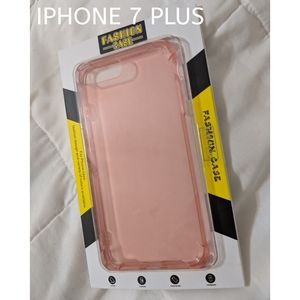 SOLD Clear pink Iphone 7 plus case